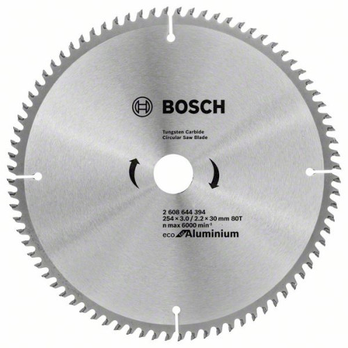 Диск за циркуляр Eco for Aluminium BOSCH - 254 mm