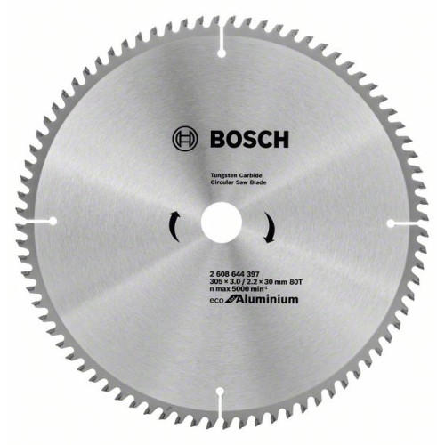 Циркулярен диск BOSCH ECO за алуминий 305 mm, Z80 Циркулярен диск BOSCH ECO за алуминий 305 mm, Z80