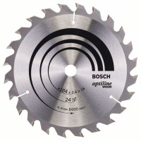 Циркулярен диск BOSCH Optiline for Wood, 184 mm