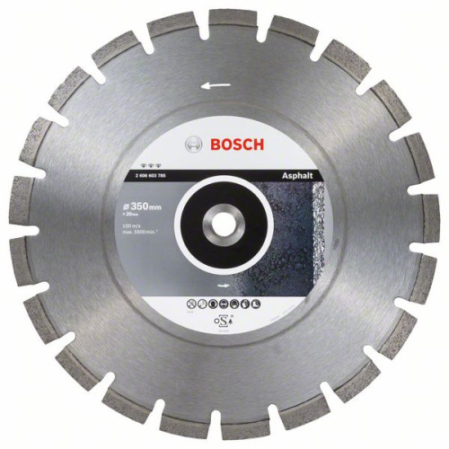 Диамантен диск BOSCH Best for Asphalt 350/20 mm