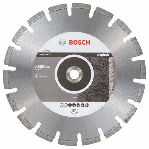 Диамантен диск BOSCH Standard for Asphalt 300/20 mm