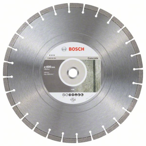 Диамантен диск BOSCH Best for Concrete 400/25,4 mm