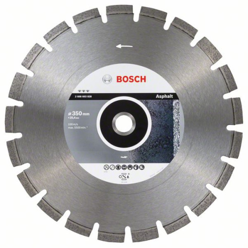 Диамантен диск BOSCH Best for Asphalt 350/25,4 mm Диамантен диск BOSCH Best for Asphalt 350/25,4 mm