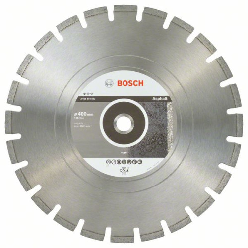 Диамантен диск BOSCH Standard for Asphalt 400 mm Диамантен диск BOSCH Standard for Asphalt 400 mm