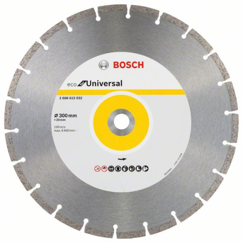 Диамантен диск BOSCH ECO for Universal 300 mm Диамантен диск BOSCH ECO for Universal 300 mm