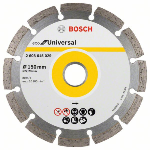 Диамантен диск BOSCH ECO for Universal 150 mm 10 броя