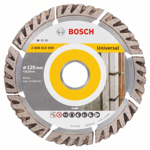 Диамантен диск BOSCH Standard for Universal 125 mm Диамантен диск BOSCH Standard for Universal 125 mm