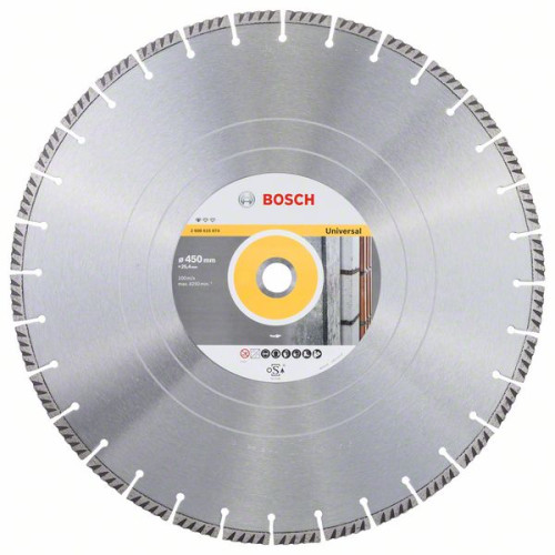 Диамантен диск BOSCH Standard for Universal 450x25,4 mm Диамантен диск BOSCH Standard for Universal 450x25,4 mm