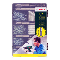 Комплект за фиксиране SDS-plus BOSCH - 173 части Комплект за фиксиране SDS-plus BOSCH - 173 части