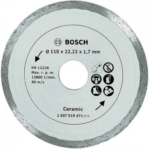 Диамантен диск BOSCH D110 mm за фаянс
