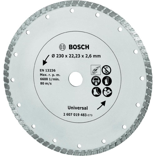 Диамантен диск BOSCH Turbo D230 mm Диамантен диск BOSCH Turbo D230 mm