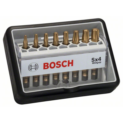 Комплект битове BOSCH Sx Max Grip 8 части 49 mm Комплект битове BOSCH Sx Max Grip 8 части 49 mm