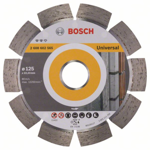 Диамантен диск BOSCH Expert for Universal 125 mm Диамантен диск BOSCH Expert for Universal 125 mm