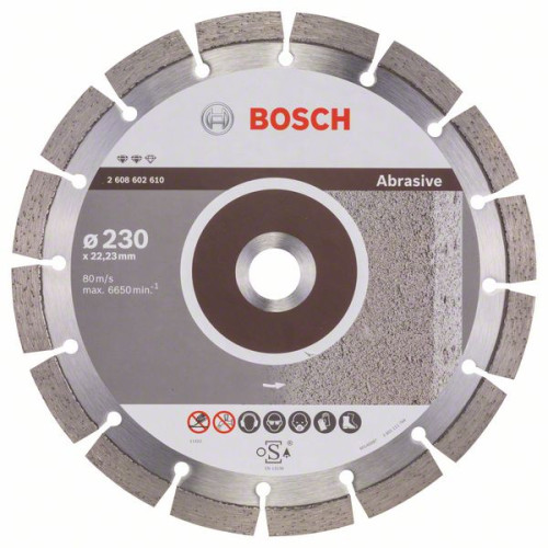 Диамантен диск BOSCH Expert for Abrasive 230 mm
