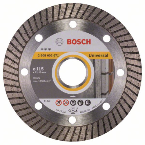 Диск BOSCH Best for Universal Turbo 115 mm Диск BOSCH Best for Universal Turbo 115 mm