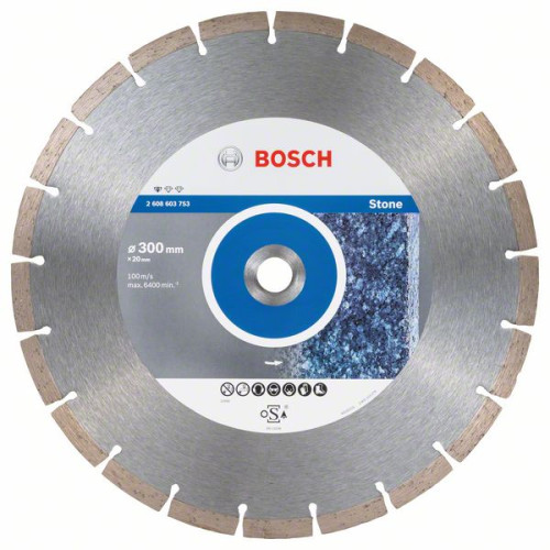 Диамантен диск BOSCH Standard for Stone 300 mm Диамантен диск BOSCH Standard for Stone 300 mm