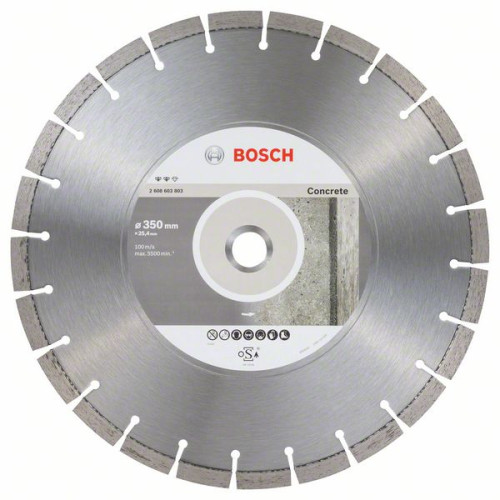 Диамантен диск BOSCH Expert for Concrete 350x25,4 mm