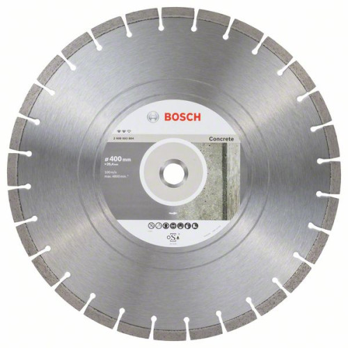Диамантен диск BOSCH Expert for Concrete 400x25,4 mm Диамантен диск BOSCH Expert for Concrete 400x25,4 mm