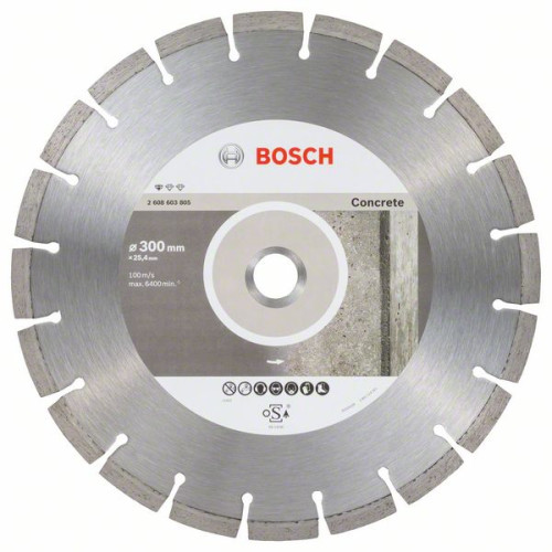 Диамантен диск BOSCH Standard for Concrete 300x25,4 mm