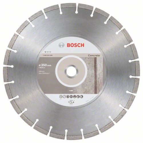 Диамантен диск BOSCH Standard for Concrete 350x25,4 mm