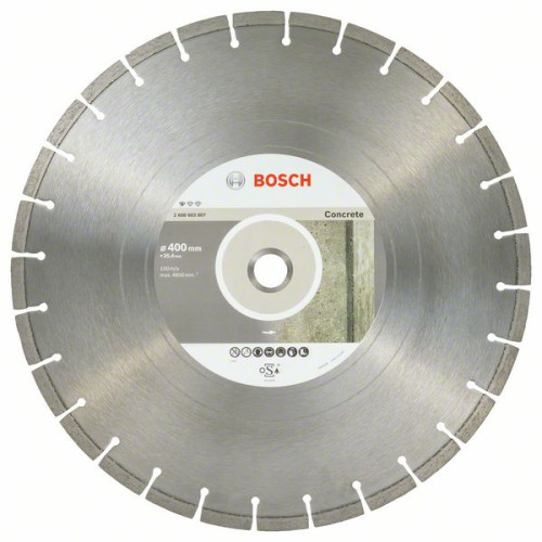 Диамантен диск BOSCH Standard for Concrete 400x25,4 mm