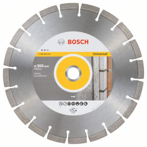 Диамантен диск BOSCH Expert for Universal 300x25,4 mm