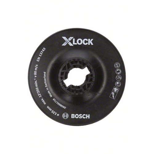 Гумена твърда подложка BOSCH X-LOCK 125 mm Гумена твърда подложка BOSCH X-LOCK 125 mm
