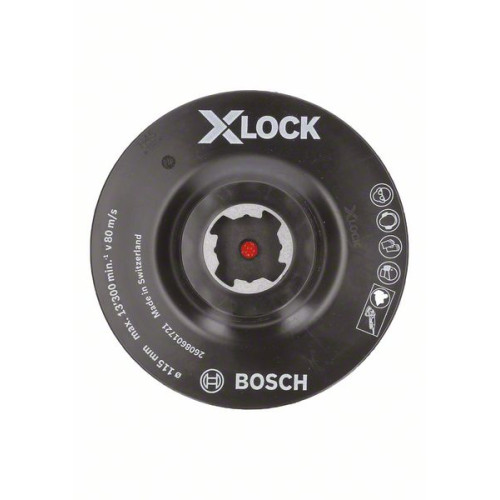 Гумена опорна подложка BOSCH X-LOCK 115 mm