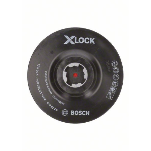 Гумена опорна подложка BOSCH X-LOCK 125 mm