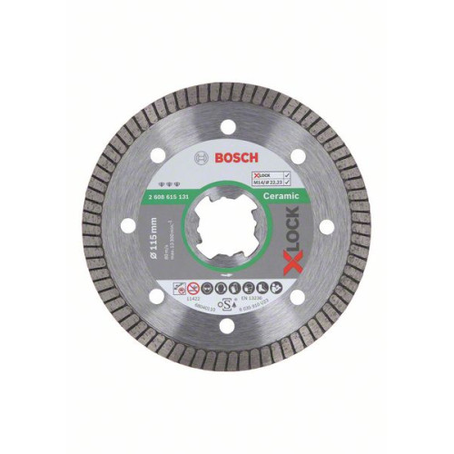 Диамантен диск BOSCH X-LOCK за плочки - 115x22,23x1,4 mm