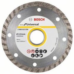 Диамантен диск BOSCH Turbo ECO Universal 115 mm  Диамантен диск BOSCH Turbo ECO Universal 115 mm