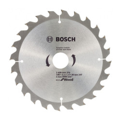 Циркулярен диск BOSCH ECO за дърво 190 mm с 24 зъба Циркулярен диск BOSCH ECO за дърво 190 mm с 24 зъба