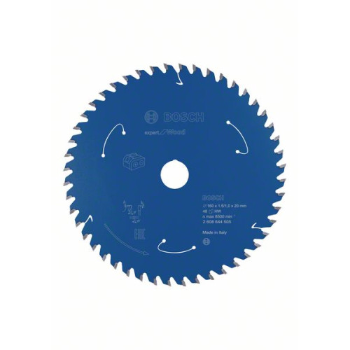 Диск BOSCH Expert for Wood 160x20 mm 48 зъба