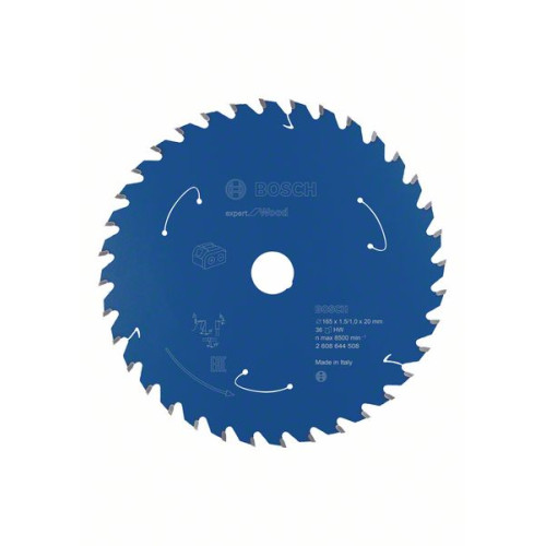 Диск BOSCH Expert for Wood 165x20 mm 36 зъба