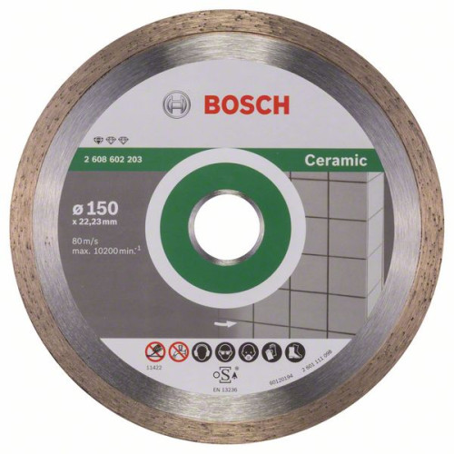 Диамантен диск BOSCH за фаянс Ф150х22.23 Standard for Ceramic
