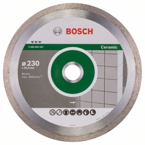Диамантен диск BOSCH за фаянс Ф230х25.4 Best for Ceramic