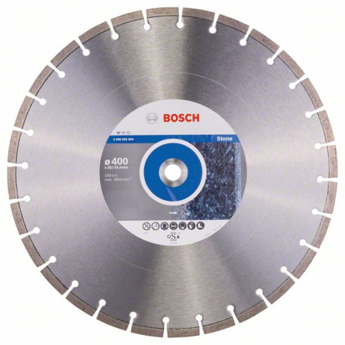 Диамантен диск BOSCH за камък Ф400х20 Standard for Stone