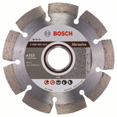 Диамантен диск BOSCH за абразиви Ф115х22.23 Standard for Abrasive