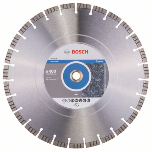 Диамантен диск BOSCH за камък Ф400х20/25.4 Best for Stone