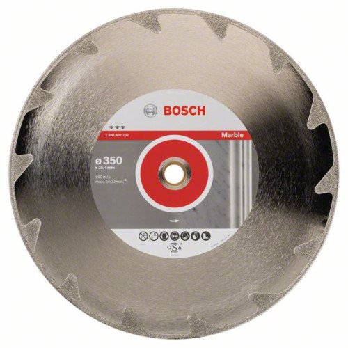 Диамантен диск BOSCH за мрамор Ф350х25.4 Best for Marble