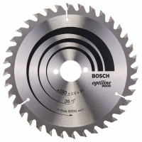 Циркулярен диск BOSCH Ф190х2.6 Optiline Wood Z36