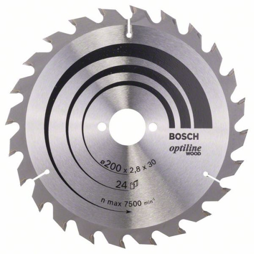 Циркулярен диск BOSCH Ф200х2.8 Optiline Wood Z24