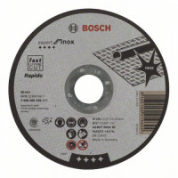 Карбофлексов диск BOSCH за рязане на inox Ф125x22.23 Карбофлексов диск BOSCH за рязане на inox Ф125x22.23