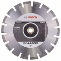 Диамантен диск  BOSCH за асфалт Ф300х20-25.4 Standard for Asphalt