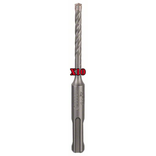 Свредла за перфоратор BOSCH 5x50/110 SDS-plus-5Х, 10 броя