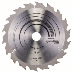 Speedline Wood диск за циркуляр BOSCH - 160 x 20 x 2,4 mm Speedline Wood диск за циркуляр BOSCH - 160 x 20 x 2,4 mm