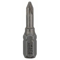 Накрайник за винтоверт, особено твърд BOSCH, 3 бр., PZ1, 25 mm Накрайник за винтоверт, особено твърд BOSCH, 3 бр., PZ1, 25 mm