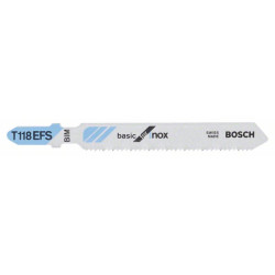 Нож за прободен трион T 118 EFS BOSCH, 83 mm - 5 бр. Нож за прободен трион T 118 EFS BOSCH, 83 mm - 5 бр.