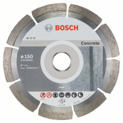 Диамантен диск 150 mm, Standard for Concrete BOSCH - 10 броя
