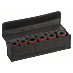 Комплект вложки за глух ключ, 6 части BOSCH 1" Комплект вложки за глух ключ, 6 части BOSCH 1"